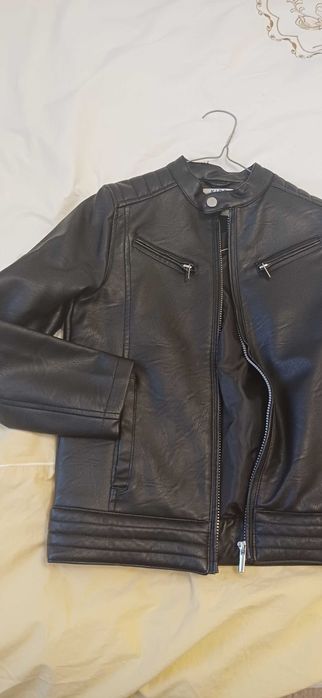 Geaca imitație piele copii 10-11 ani 140 146