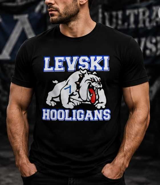 Тениска Левски София Ултрас Hooligans Levski Ultras размери от С до 5ХЛ футболна утрас фланелка