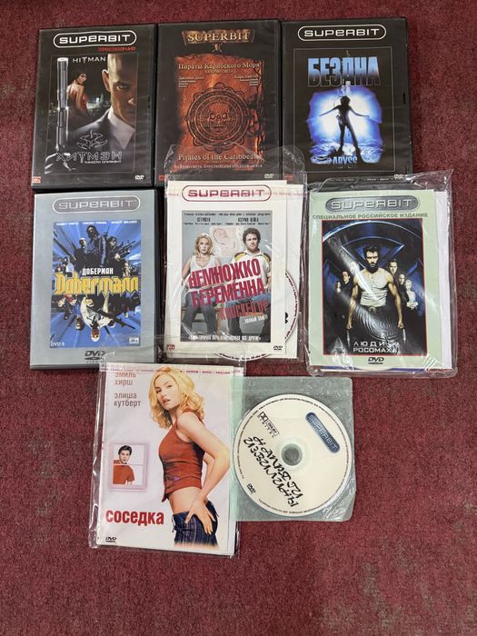 DVD диски фильмы игры программы