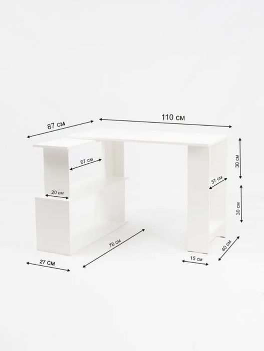 Этот компьютерный стол идеально впишется в любую комнату: поставьте уг