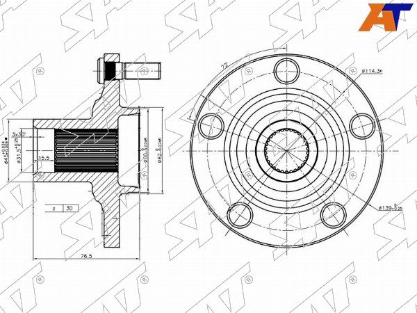 Ступица Toyota Camry