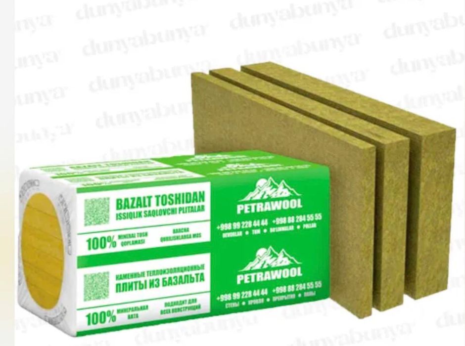 Arzon BAZALT teploizolyatsiya sifat kafolatlangan