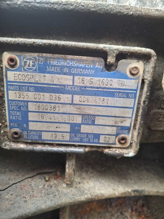 Motor DAF CF 85 cu cutie manuala