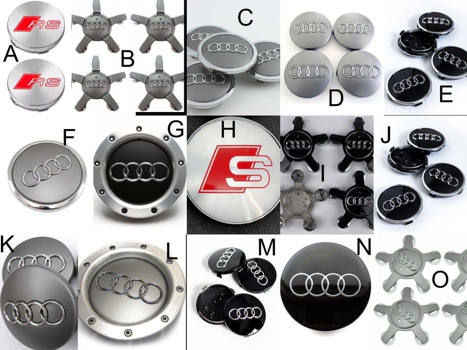 Capace Jante AUDI A1 A2 A3 A4 A5 A6 A7 A8 Q1 Q3 Q5 Q7 Q8 TT