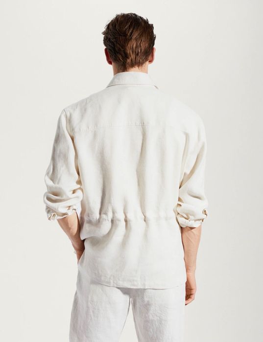 MANGO. 100% лён. Куртка-рубашка. Испания