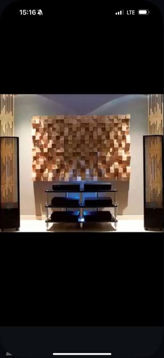 Акустик порололар диффузор панеллар студия колл центр