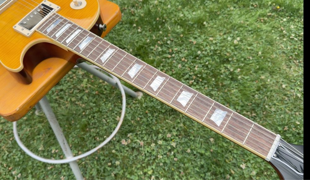 Epiphone Kirk Hammett "Greeny" Les Paul Standard китара с кейс