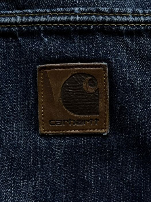 Carhartt WIP “Buccaneer pant” leather logo jeans дънки 32
