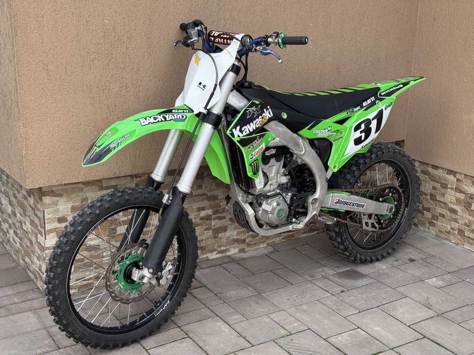 Motocross/motocicleta/cross Kawasaki KX450F 2017 • Roți ZAP Technix • Renthal Twinwall • Întreținută Top kxf