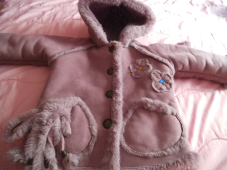 Детско кожено палто 86-92