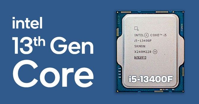 Intel Core I5 12400F - 13400F