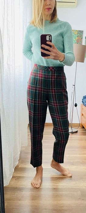 Pantaloni Luisa Spagnoli din lana, fini, nu inteapa