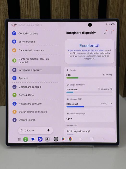Samsung Z Fold 7 256Gb 12Gb ram 100% bat (162 cicluri) Garantie #62697