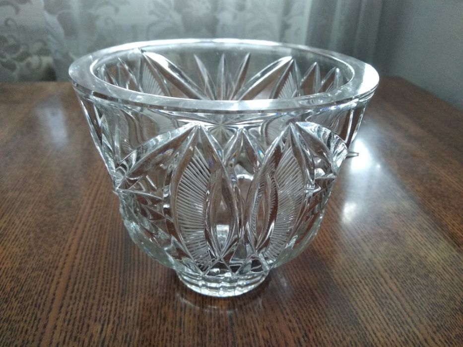 Хрустальная ваза конфетница,№3,пр-во СССР,б/у,в хорошем состоянии