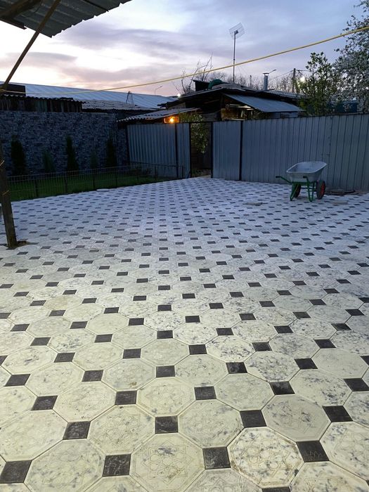 Укладка брусчатки