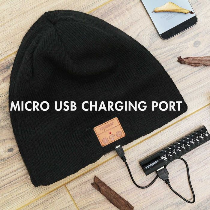 Tenergy безжична Bluetooth шапка със свалящи се високоговорители