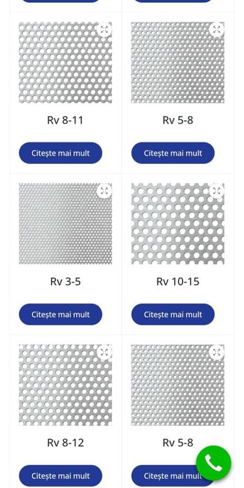 Tabla perforata sita