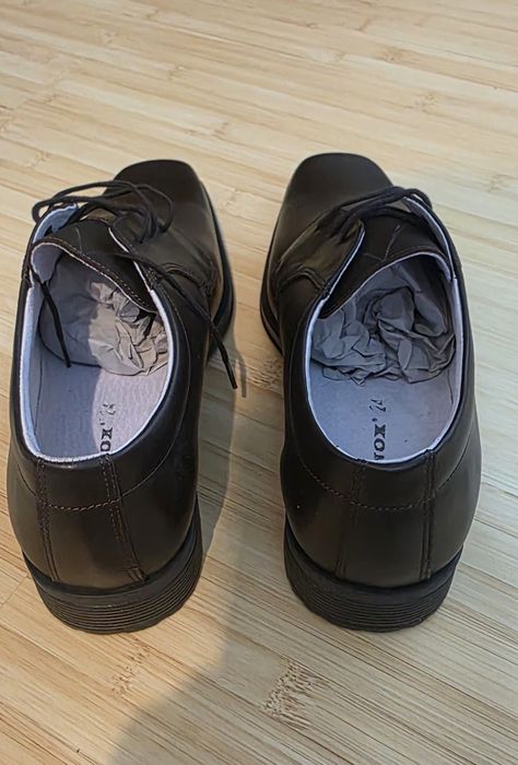 Pantofi militari piele maro