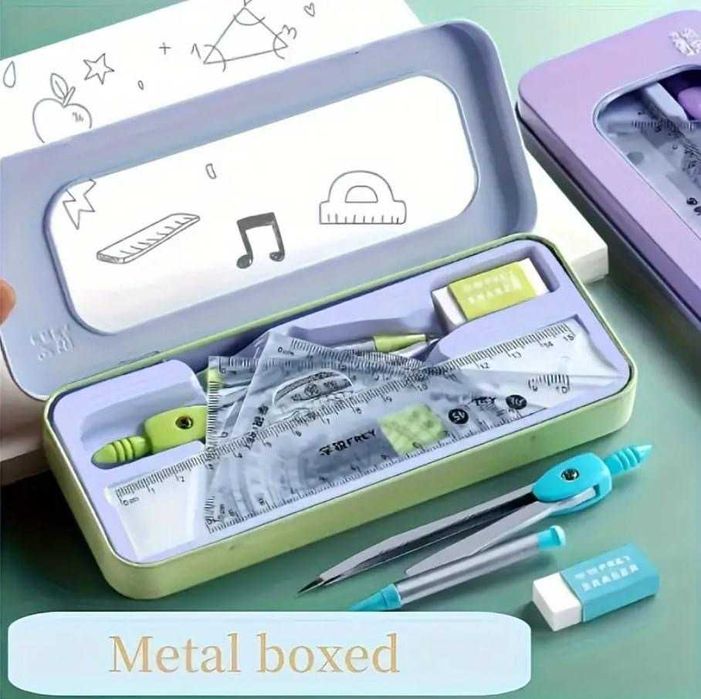 Комплект ученически пособия "Геометрия" от 7 части