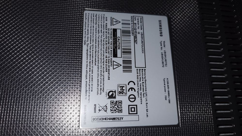 Piese samsung ue65tu7092uxxh,  ue43ku6072u sony kd 65x85j, UE55CU7172U