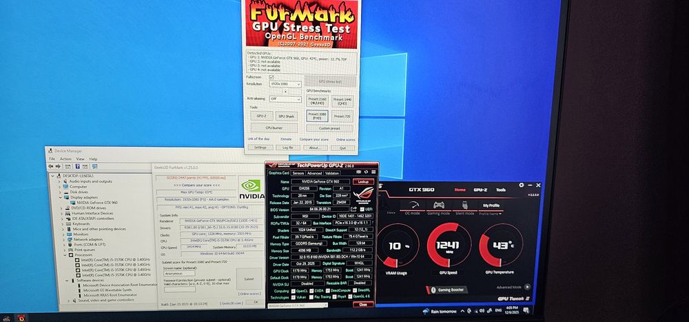 Placa video MSI GeForce GTX 960 OC 4GB GDDR5 128-bit