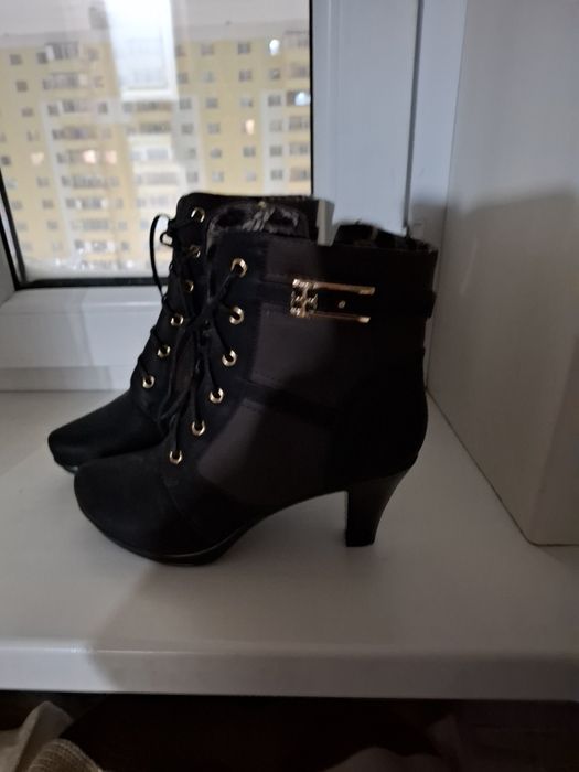 Сапоги черные осенние2000тн