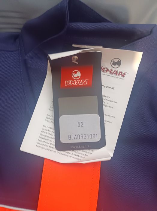 Работни дрехи KHAN.52 номер.Чисто нови
