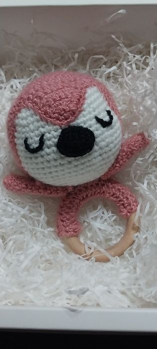 Погремушки детские крючком.