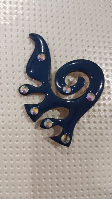 Этно брошь ручной работы