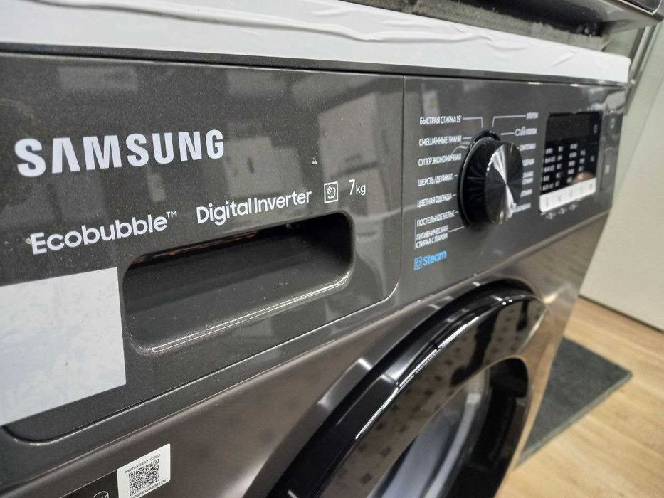 Стиральная машина SAMSUNG 7 кг WW70AG5S21CX Inverter Steam Eco Bubble