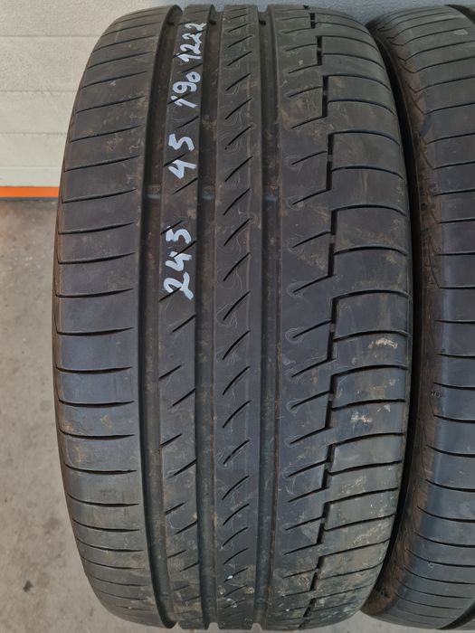 Летни гуми 4 броя CONTINRNTAL PremiumContact6 245 45 R19 дот 11622