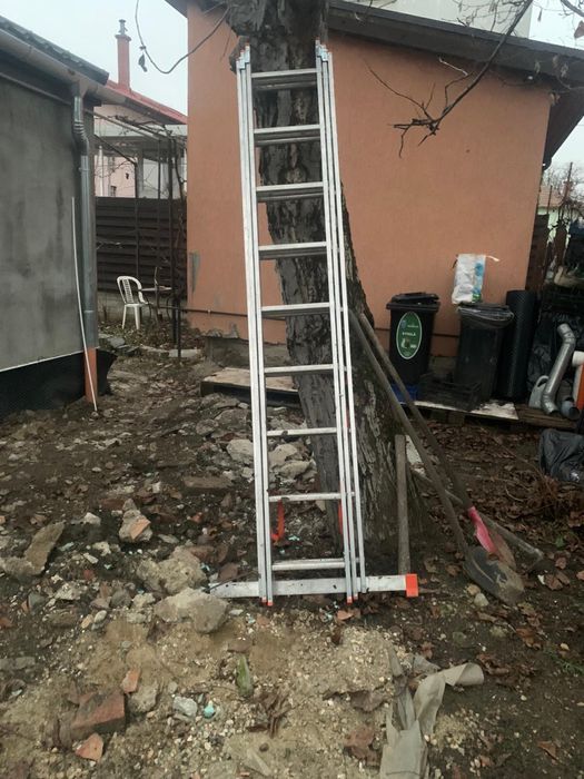 Scara de aluminiu 3x9 trepte