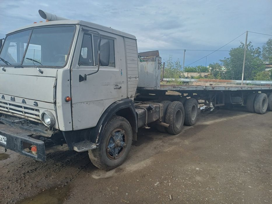 Камаз длинномер с полуприцепом