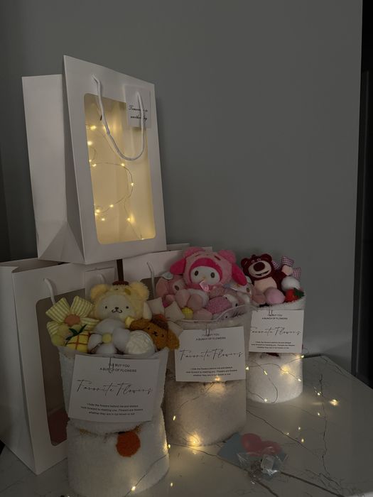 Букет из игрушек, игрушечный букет