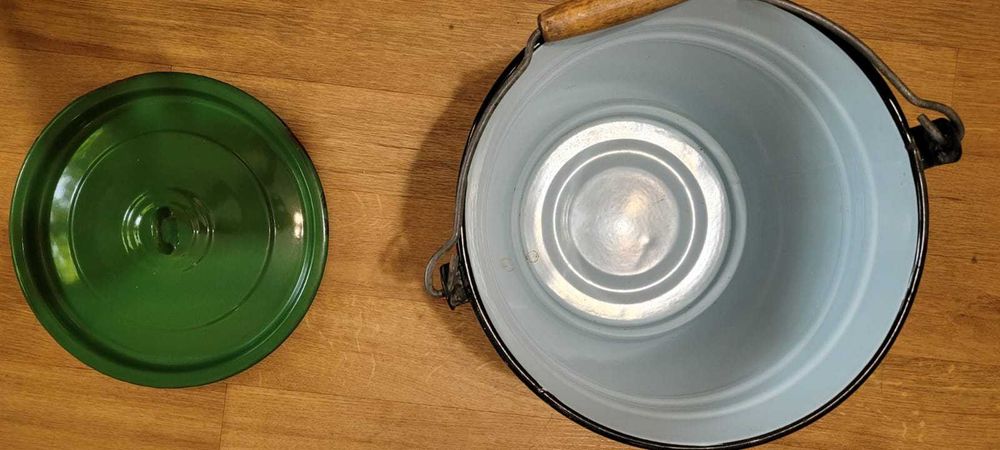 Ведро эмалированное