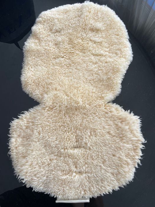 Постелка естествена вълна за количка,John Lewis, sheepskin pram liner