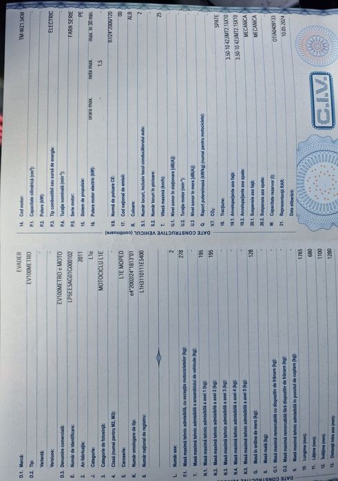 Vand scuter electric