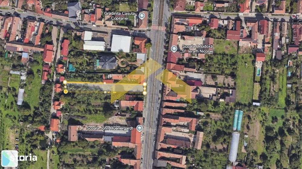 Teren intravilan de vanzare 1,310 mp pe Calea TImisorii