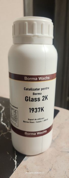 Vând catalizator rășină epoxidică Borma Glass 2K – SIGILAT