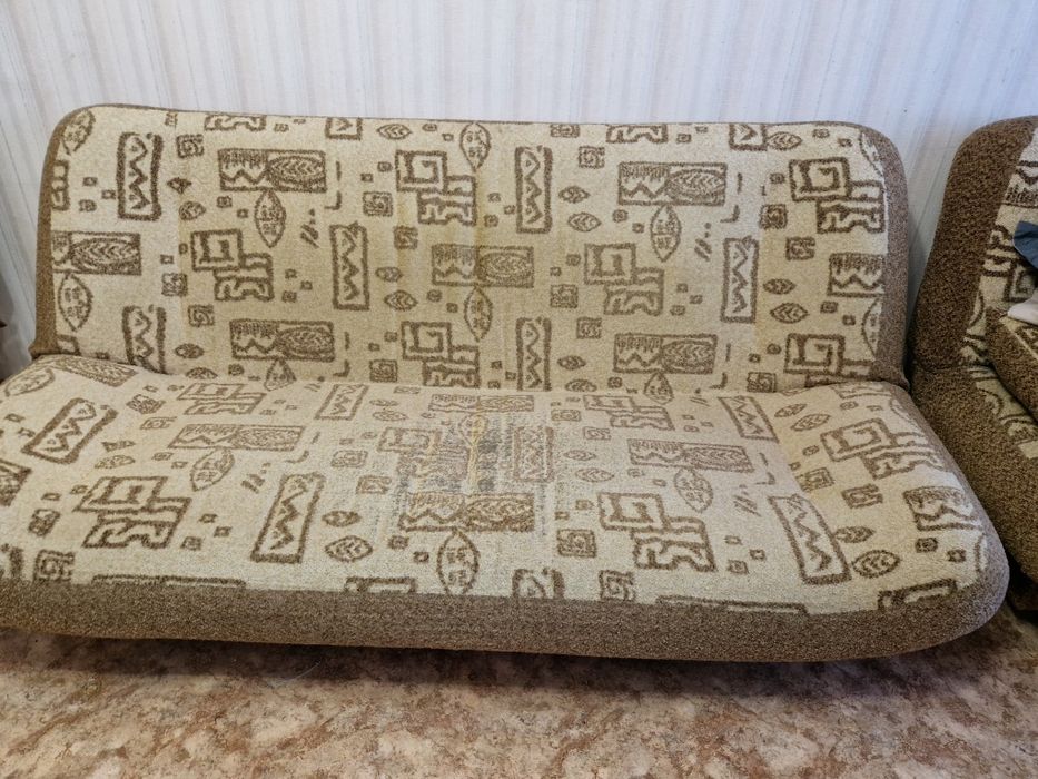 Продам диван и креслами б/у
