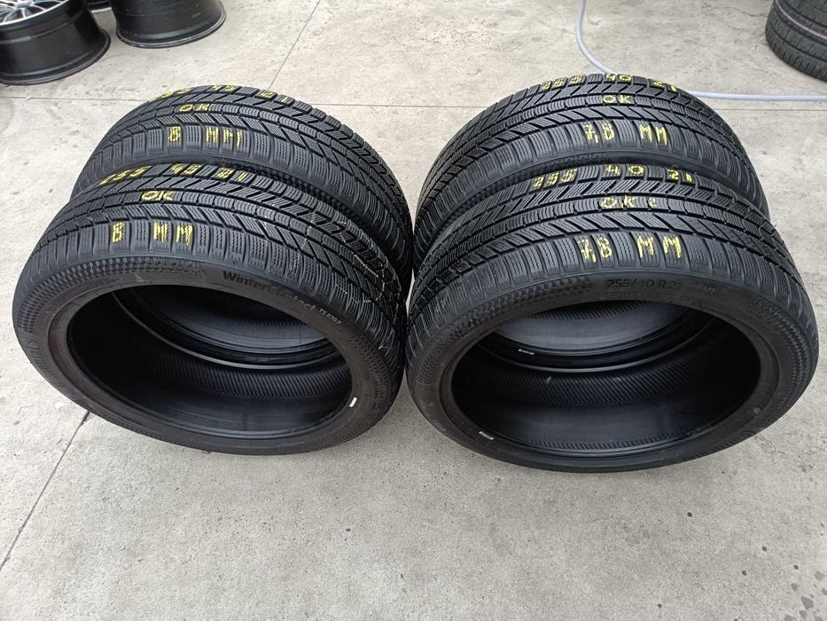 Set 4 anvelope iarna 235 45 21 cu 255 40 21 continental wintercontact TS 870P