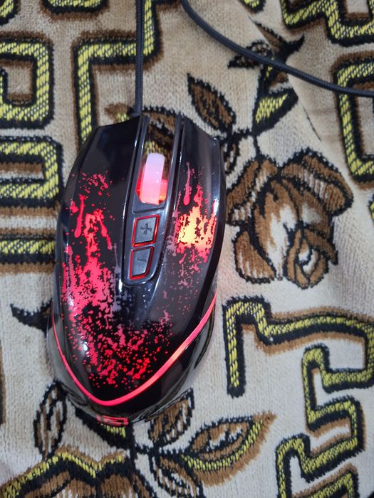 Игровая мышка длинная
