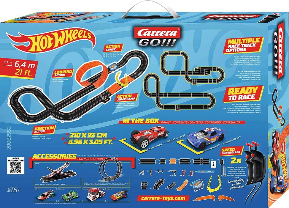 Hot Wheels Аутобан Състезателна писта с лупинг Carrera Go  6.4 метра