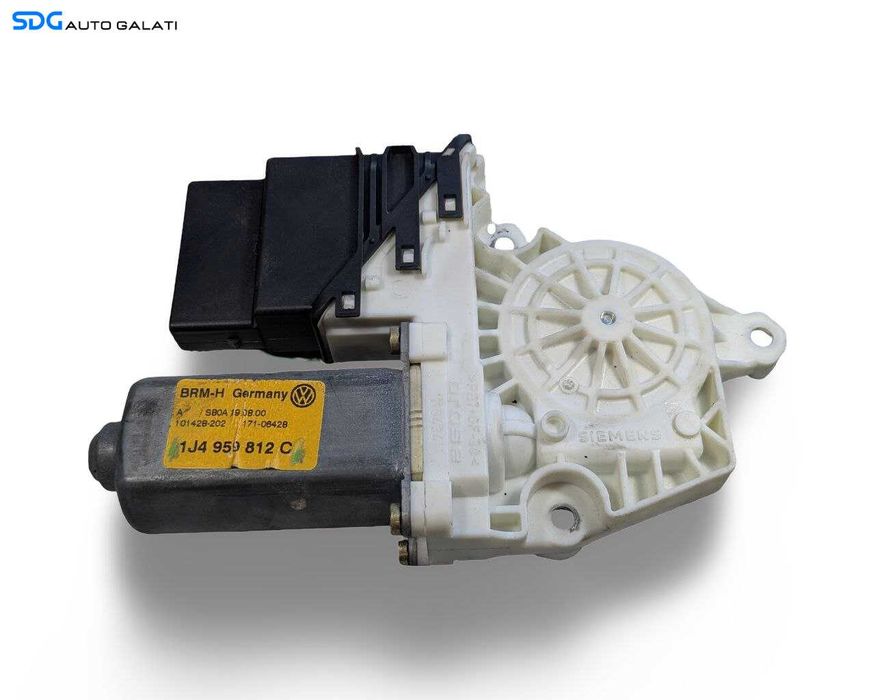 Motoras Macara Electrica pentru Geam Sticla Usa Portiera Dreapta Spate Volkswagen Golf 4 1999 - 2006 Cod 1J4959812C 10142B-202 [LR2857]