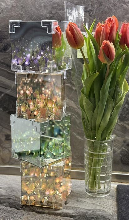 Лампа с лалета с възможност за персонално послание