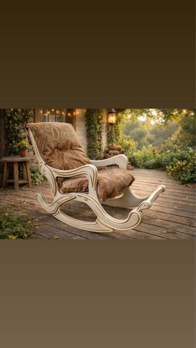 Кресло-качалка со сьемной подушкой