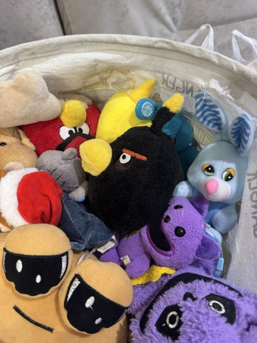 Мешок мягких игрушек