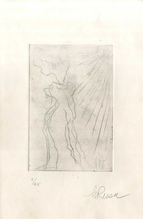 Mihai RUSU (1925-2013) Gravuri Grafica Grafician Roman Gravura anii 90