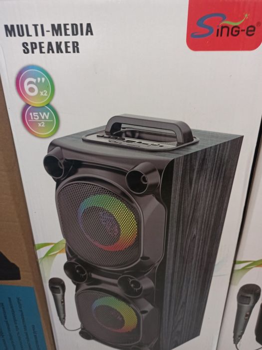 Блютуз колонка караоке