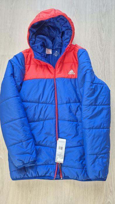 Vand geaca baieti lunga Adidas original,176 cm 15-16 ani, nou